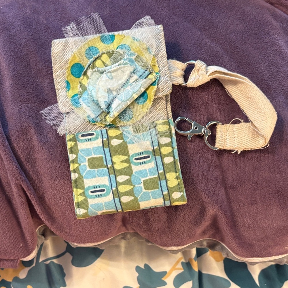 Stylish Blue and Green Mini Bag